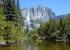 �eka Merced a horn� Yosemitsk� vodop�d.