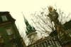 Zeln� trh a radnice.