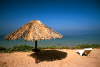 Na pl�i p�ed Bin Majid Beach hotelem.