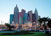 Hotel "NewYork NewYork" v Las Vegas.