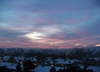 Z�pad slunce nad P�skem.
