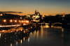 Hrad�any a Vltava.